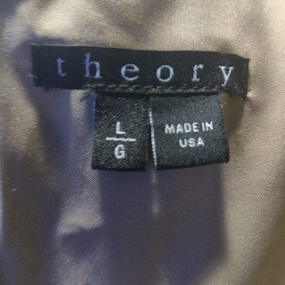 Theory Plaid Print Crew Neck Sleeveless Crop Top - Picture 4 of 5